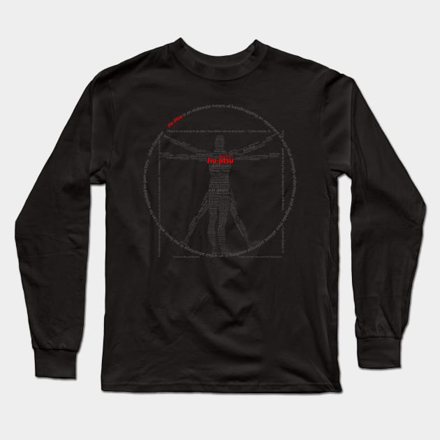 Jiu-jitsu man Long Sleeve T-Shirt by huwagpobjj